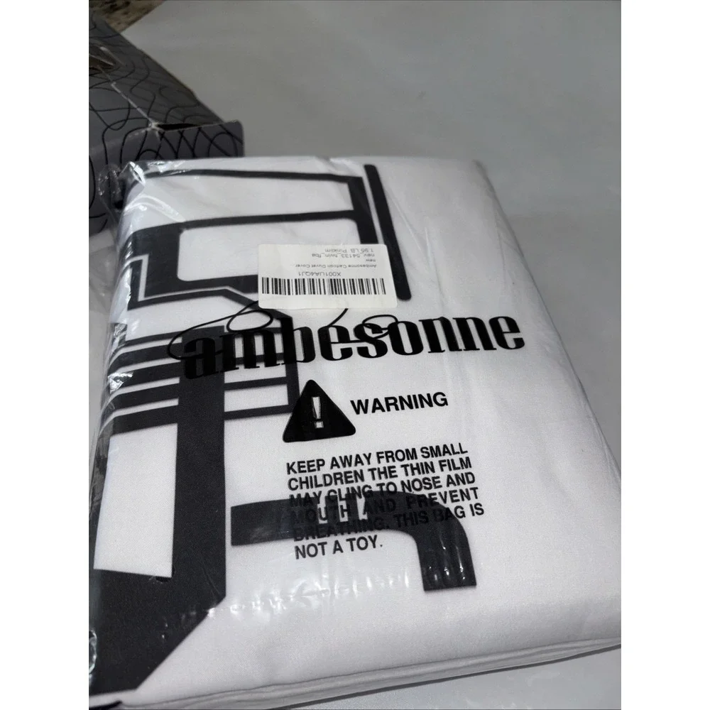 Ambesonne Twin Size Duvet Cover Set With‎ Pillow Sham.  3379